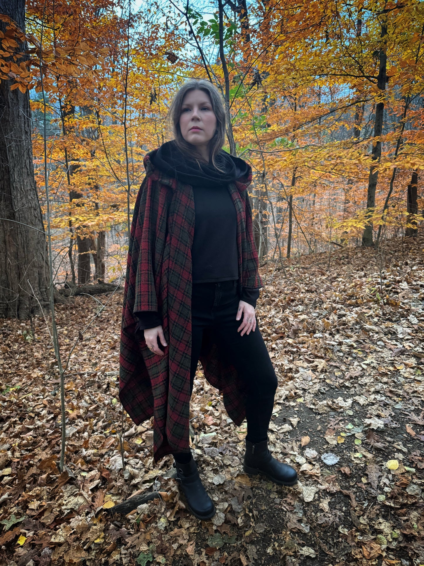 Tartan Poncho