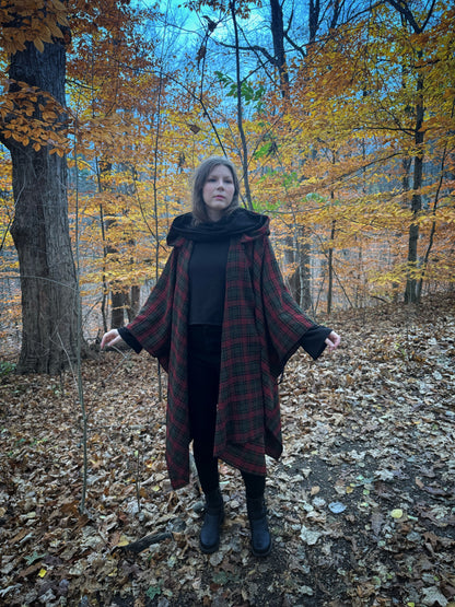 Tartan Poncho