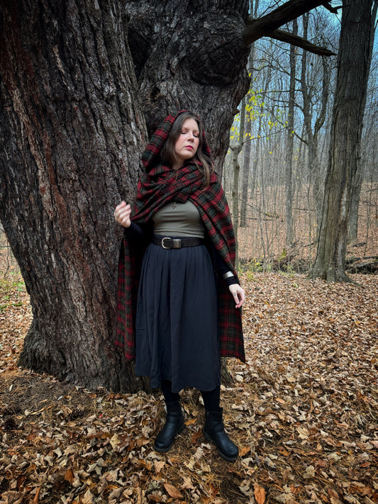 Tartan Poncho