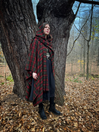 Tartan Poncho