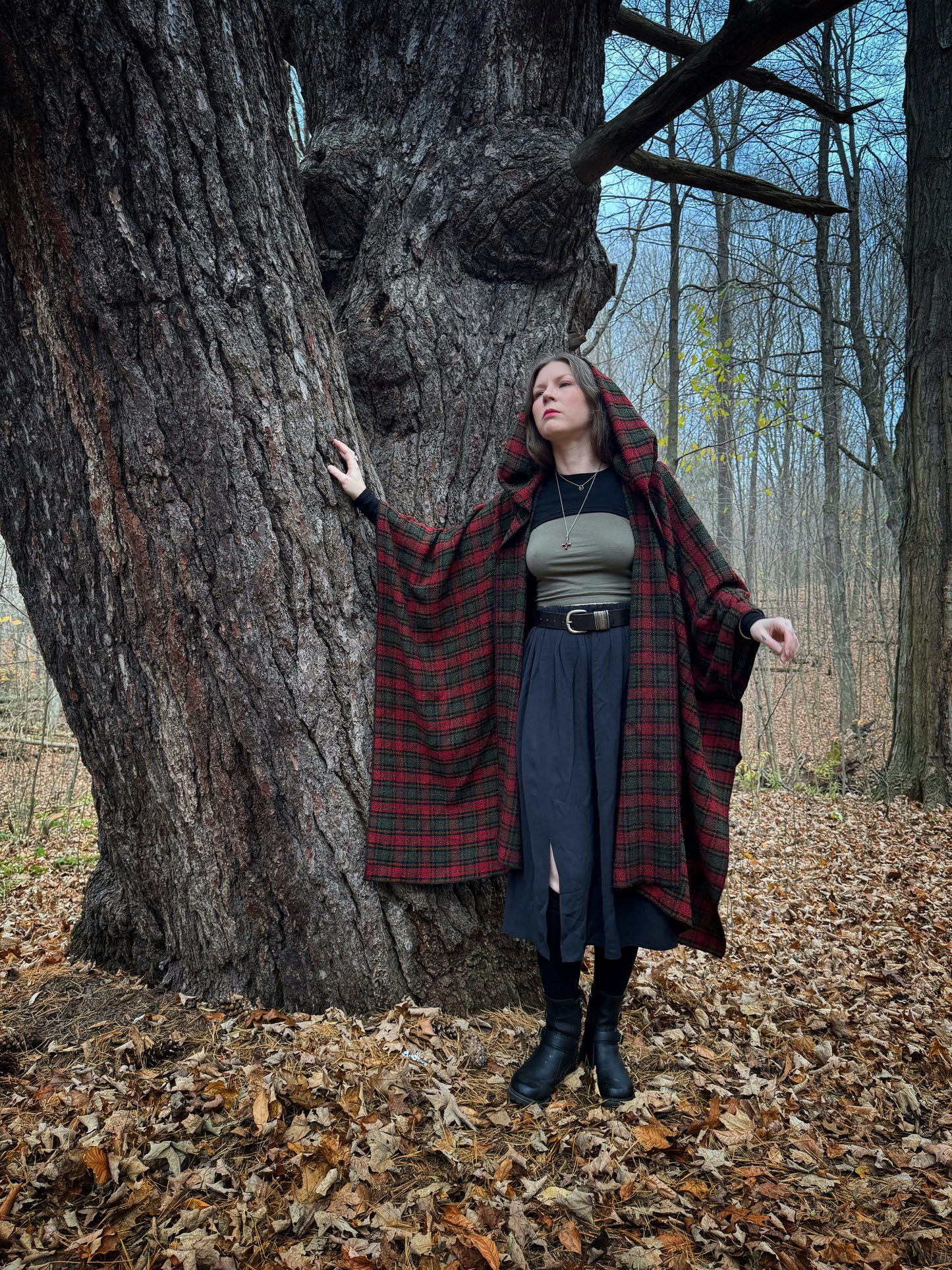 Tartan Poncho